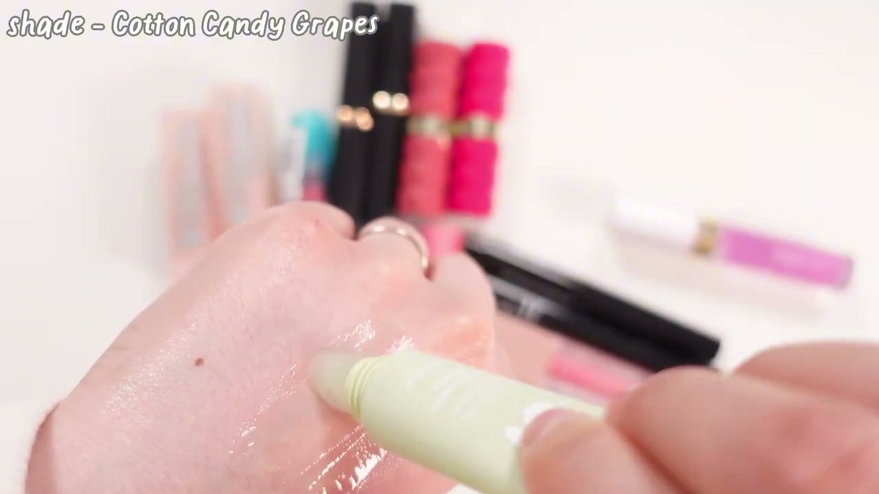 @ms.angiekim reviewing CoverGirl Clean Fresh Squishy Glaze Lip Butter Balm at 16:42 in a YouTube Shorts video
