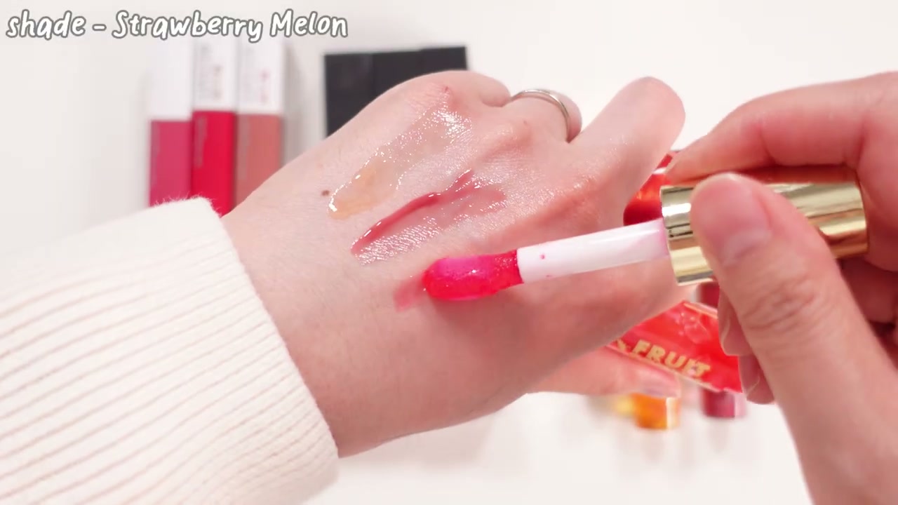 @ms.angiekim reviewing Milani Fruit Fetish Lip Oil at 04:58 in a YouTube Shorts video