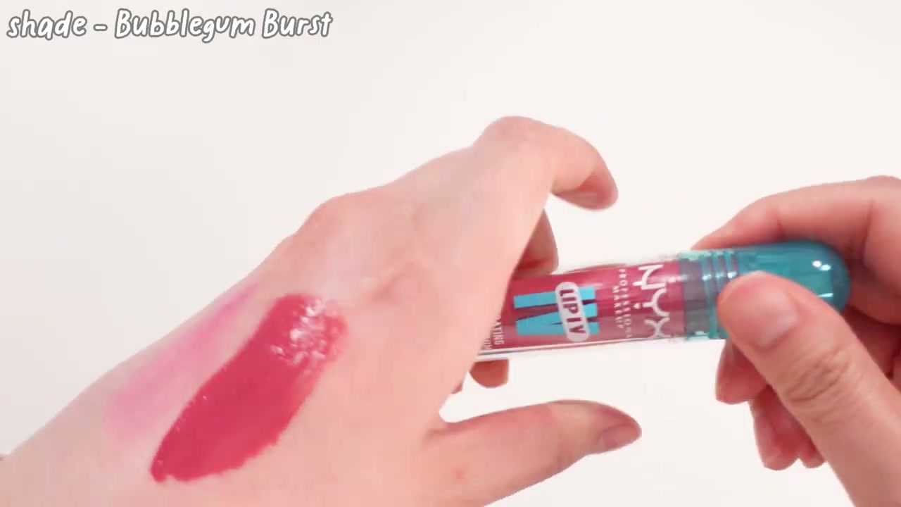 @ms.angiekim reviewing NYX Lip I.V. Hydrating Gloss Serum at 23:13 in a YouTube Shorts video
