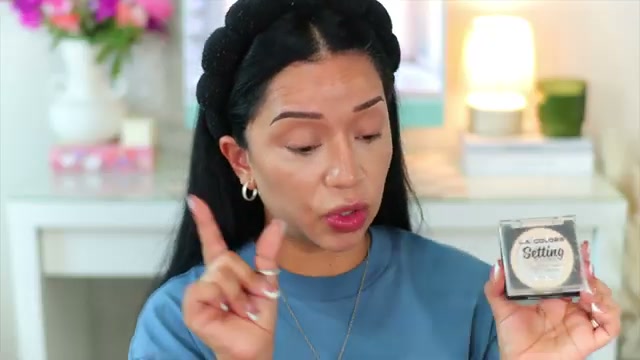 @ohmglashes reviewing L.A. Colors Setting Powder at 07:30 in a YouTube Shorts video