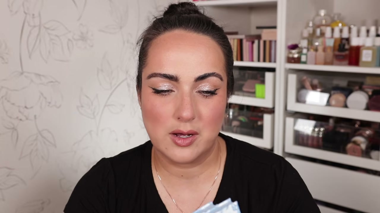 @pattyalonso reviewing Nomad Cosmetics Odyssey Collection Highlighter and Blush at 09:39 in a YouTube Shorts video