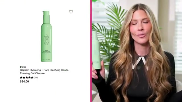 @pennsmithskincare reviewing Dieux Baptism Cleanser at 08:20 in a YouTube Shorts video