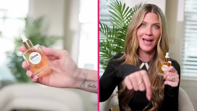 @pennsmithskincare reviewing Gisou Honey Infused Hair Oil at 45:08 in a YouTube Shorts video