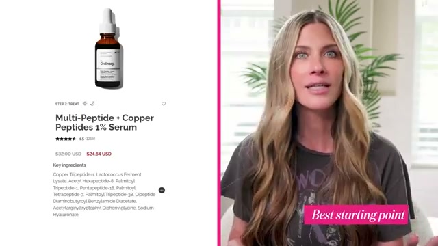 @pennsmithskincare reviewing The Ordinary Multi-Peptide + Copper Peptides 1% Serum at 13:35 in a YouTube Shorts video