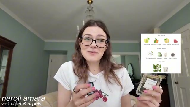 @perfumerism reviewing Van Cleef & Arpels Nerolia Amara at 19:11 in a YouTube Shorts video
