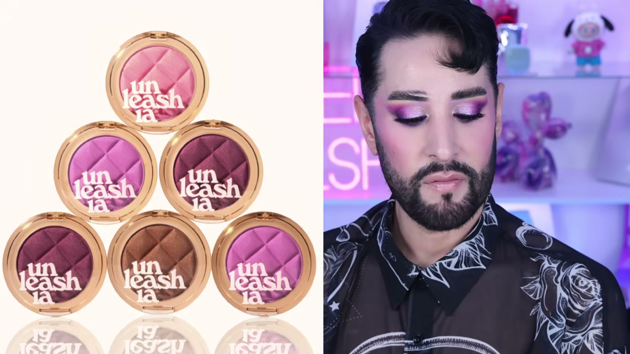 @robertwelsh reviewing Iconic London Soft Touch Blurring Blush and Bronzer at 08:49 in a YouTube Shorts video