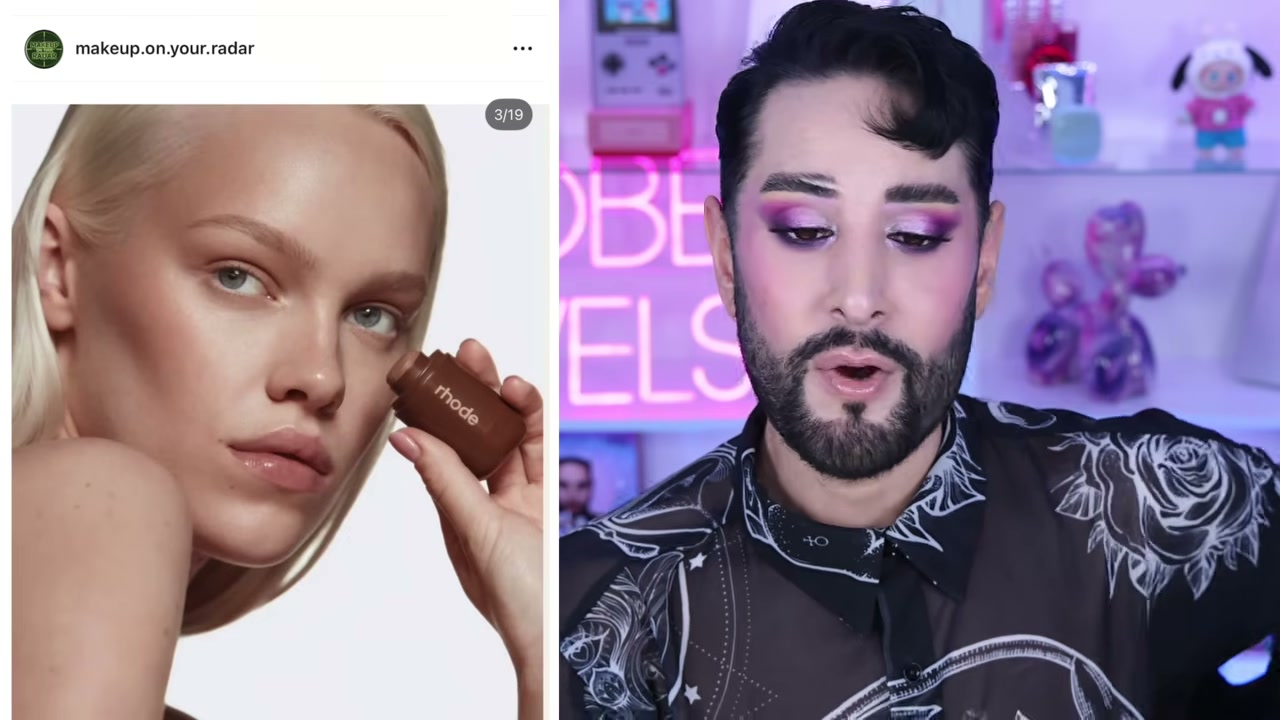 @robertwelsh reviewing Rhode Pocket Bronzer at 17:16 in a YouTube Shorts video