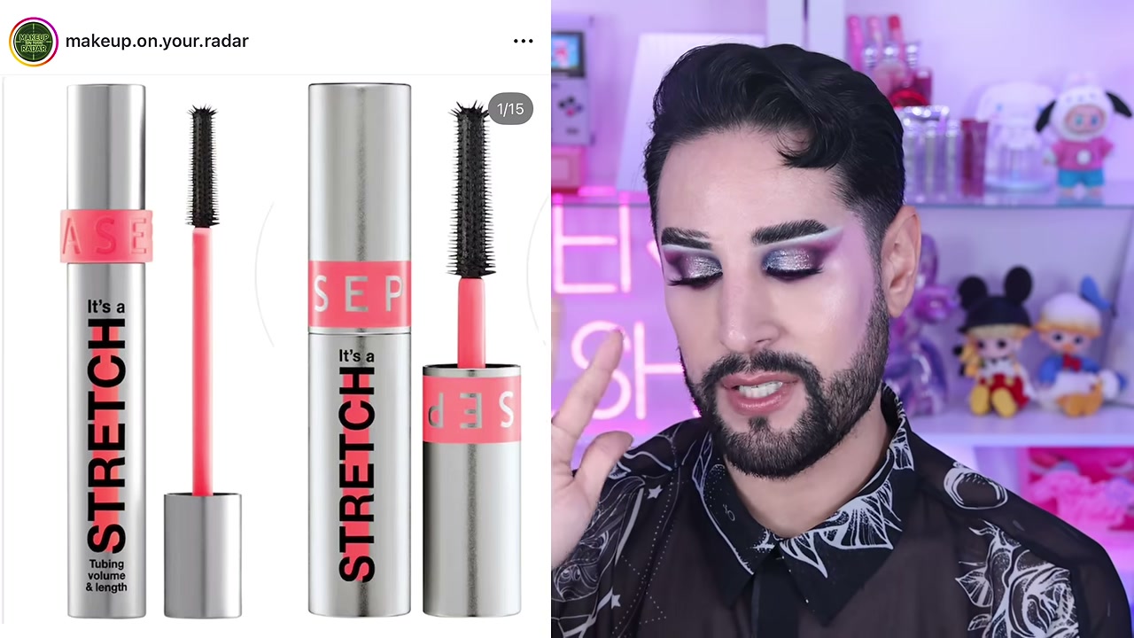 @robertwelsh reviewing Sephora Collection Stretch Tubing Mascara at 09:11 in a YouTube Shorts video
