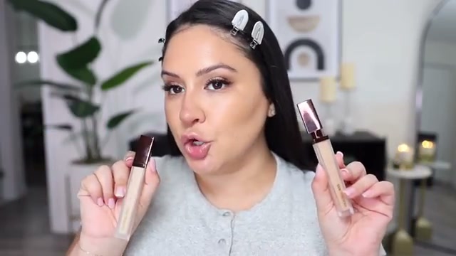@rositaapplebum reviewing Hourglass Vanish Concealer at 06:25 in a YouTube Shorts video