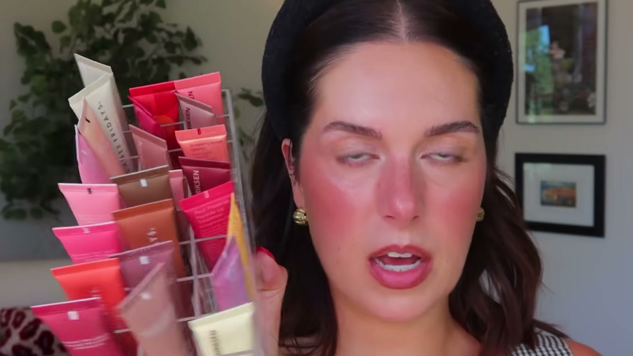 @rudiberry reviewing Ole Henriksen Pout Preserve Lip Treatment at 33:54 in a YouTube Shorts video