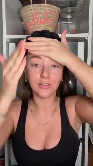 @shelbyannbell reviewing Bubble Skincare Cosmic Silk Hydrating Milky Toner at 01:14 in a YouTube Shorts video