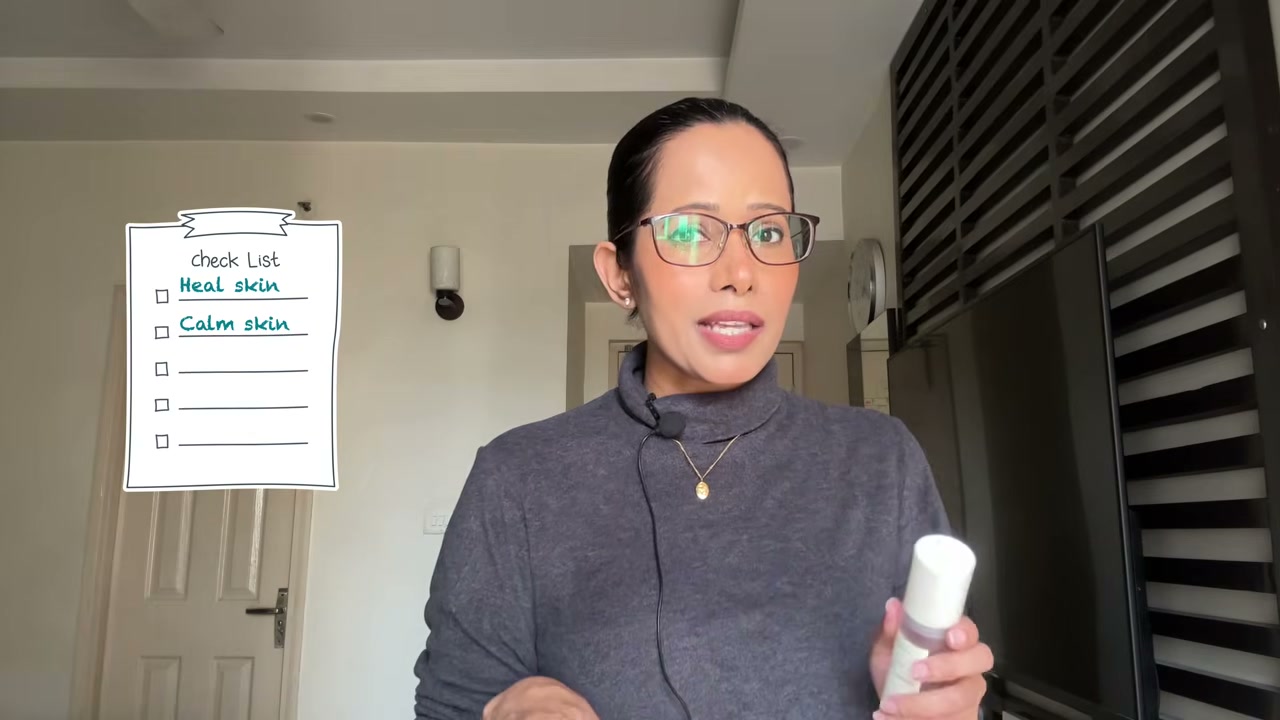 @shelleynayak reviewing Sioris Deep Inner Barrier Cream at 10:40 in a YouTube Shorts video
