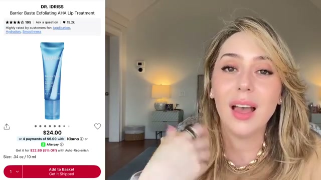 Barrier Baste Lip Peel