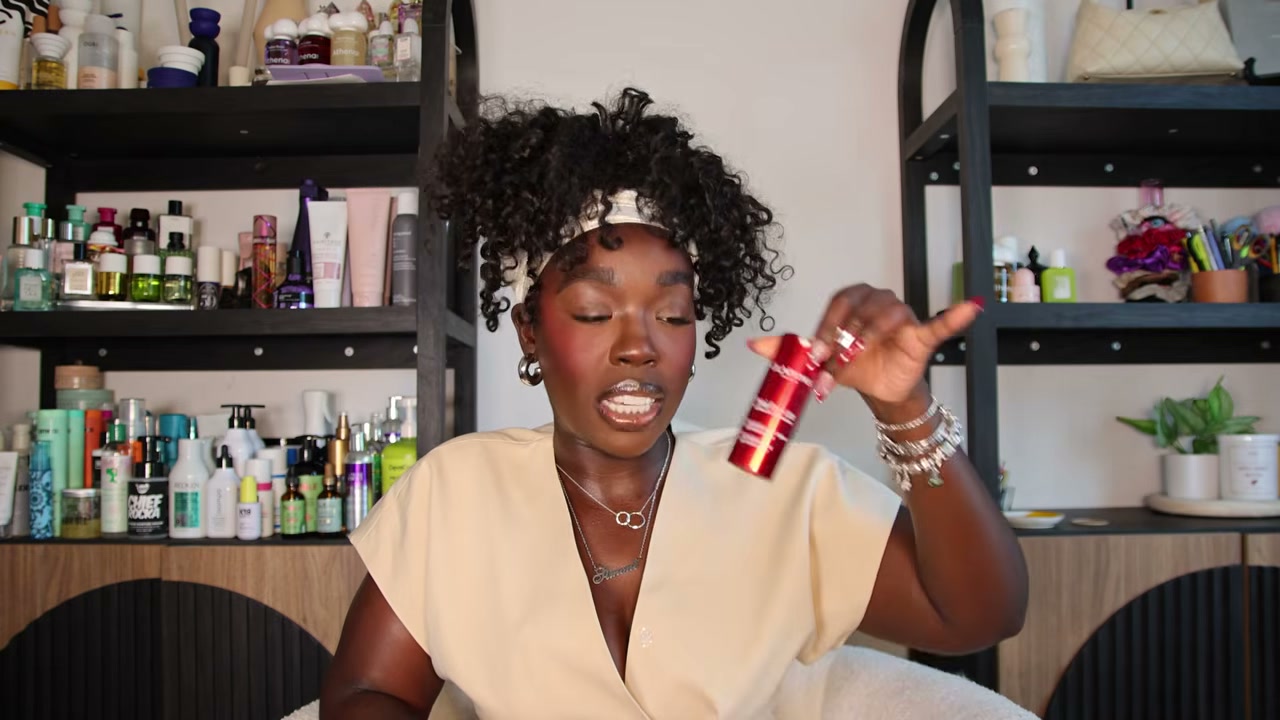 @simonenicole reviewing Clarins Total Eye Lifting Serum at 24:05 in a YouTube Shorts video