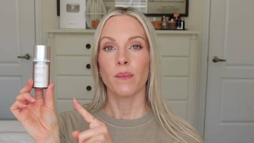 @sincerelymissash reviewing Calecim Professional Eye Contour Lifting Cream at 07:41 in a YouTube Shorts video