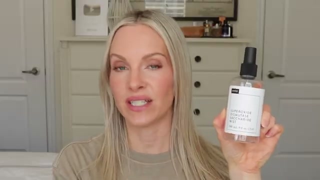 @sincerelymissash reviewing NIOD Superoxide Dismutase Enzyme 3 Mist at 17:18 in a YouTube Shorts video