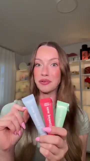 @skylerreneee reviewing eos 100% Natural Lip Balm at 02:09 in a YouTube Shorts video