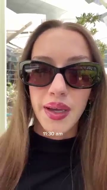 @skylerreneee reviewing Huda Beauty Lip Stain at 00:47 in a YouTube Shorts video