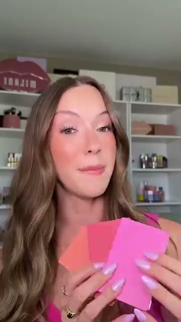 @skylerreneee reviewing Morphe Blush Layering Tool Trio at 00:45 in a YouTube Shorts video
