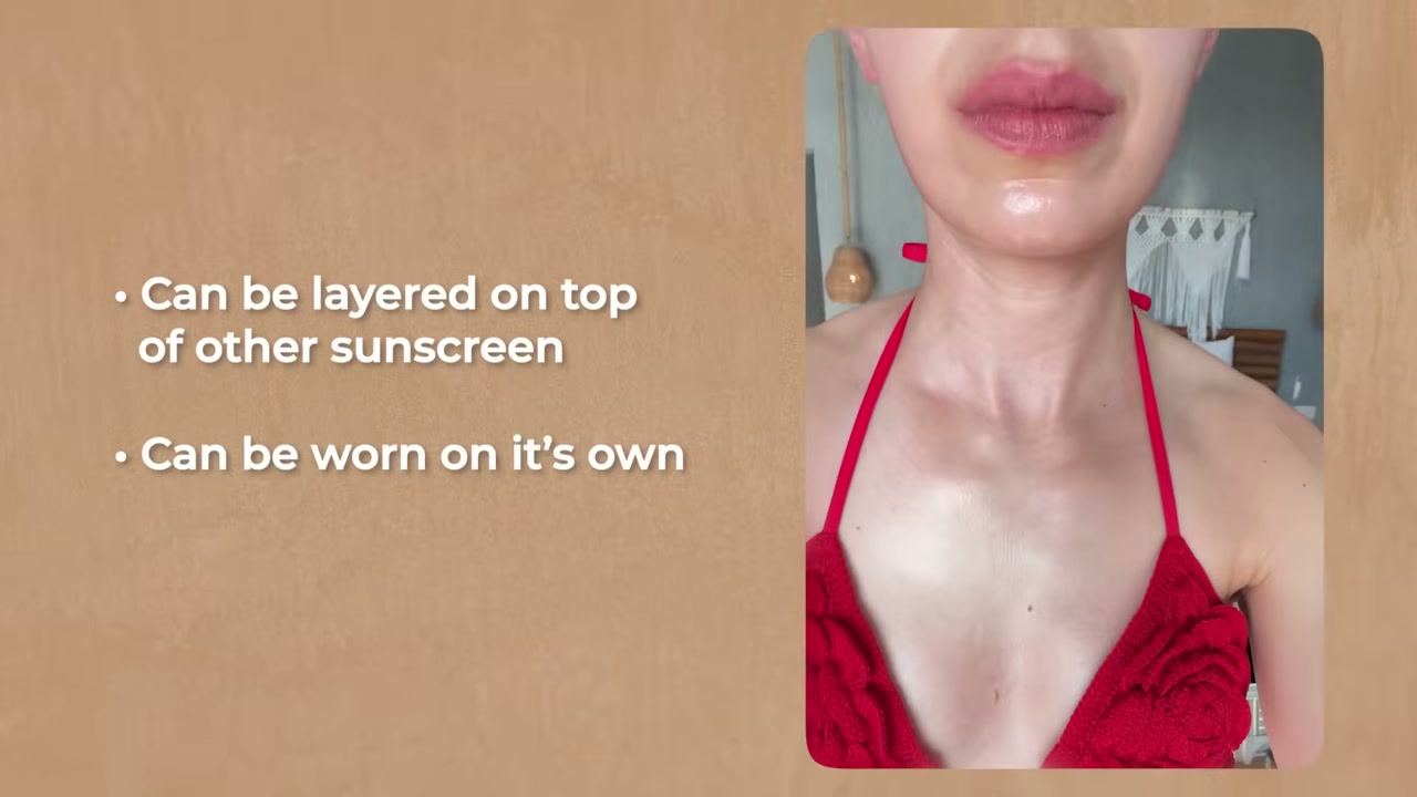 @sofiaseesbeauty reviewing Kopari Beauty Golden Sunglaze Sheer Body Mist SPF 50 Duo at 22:06 in a YouTube Shorts video
