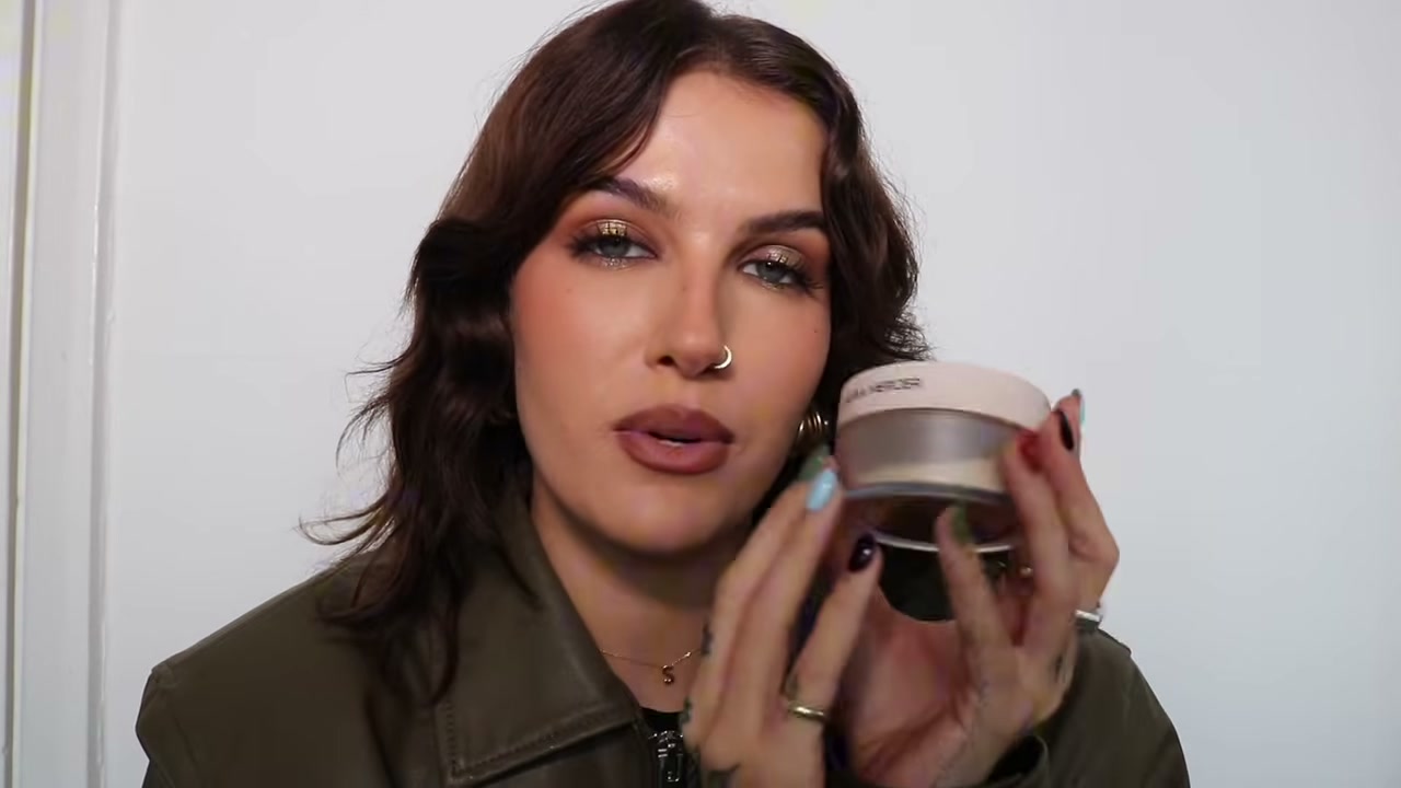 @sophiefloyd reviewing Laura Mercier Ultra Blur Setting Powder at 16:56 in a YouTube Shorts video