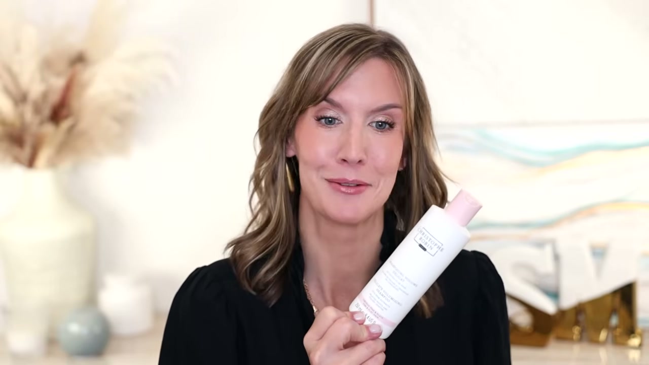 @stephaniemarie reviewing Christophe Robin Delicate Volumizing Shampoo at 04:58 in a YouTube Shorts video