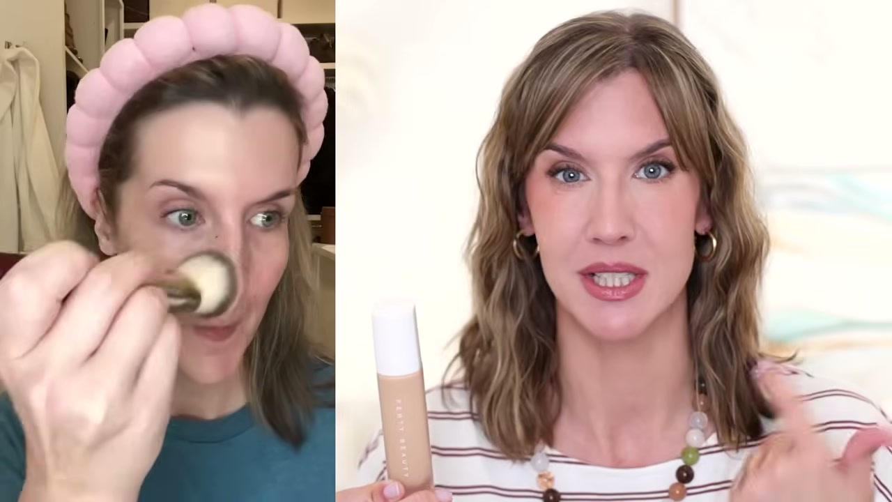 @stephaniemarie reviewing Fenty Beauty Pro Filt'r Soft Matte Longwear Foundation at 14:50 in a YouTube Shorts video