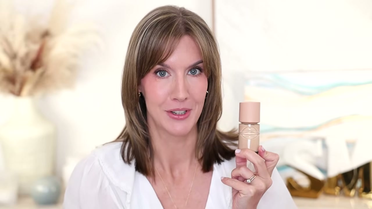 @stephaniemarie reviewing MAKE UP FOR EVER HD Skin Balancing and Perfecting Foundation at 03:01 in a YouTube Shorts video