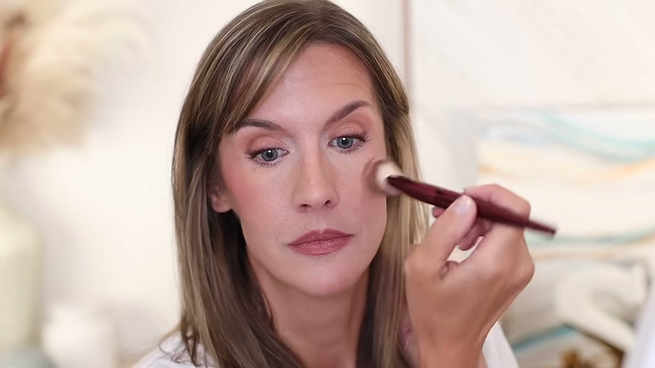@stephaniemarie reviewing Milani Cheek Kiss Liquid Blush and Glow at 09:07 in a YouTube Shorts video