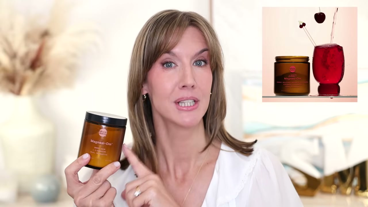 @stephaniemarie reviewing Moon Juice Sleepy Magnesiom at 24:33 in a YouTube Shorts video