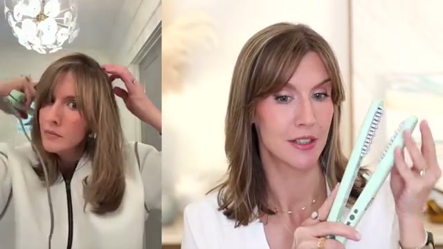 @stephaniemarie reviewing Voloom Rootie 3/4 Inch Volumizing Ceramic Hair Iron at 13:18 in a YouTube Shorts video