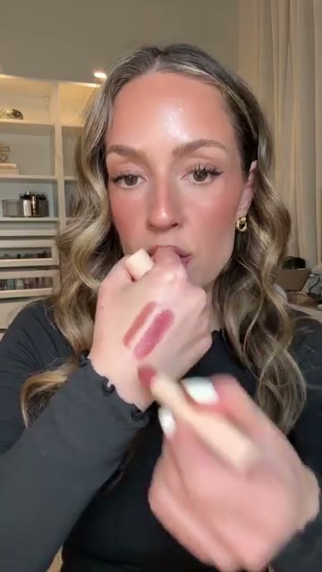 @stephheim_ reviewing Wet n Wild Mega Last Rich Satin Lip Color at 02:32 in a YouTube Shorts video