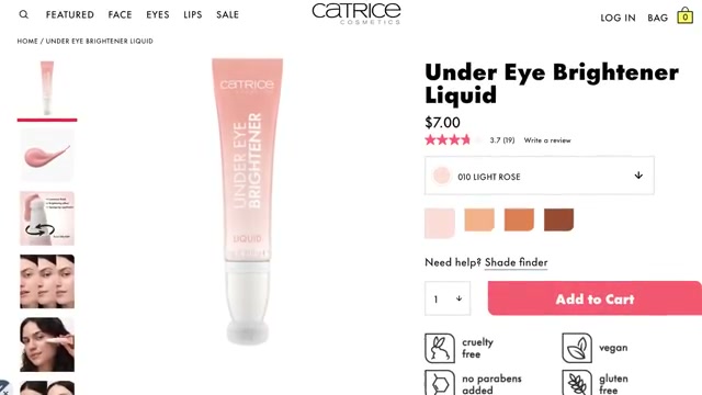 @tati reviewing Catrice Under Eye Brightener Liquid at 05:46 in a YouTube Shorts video