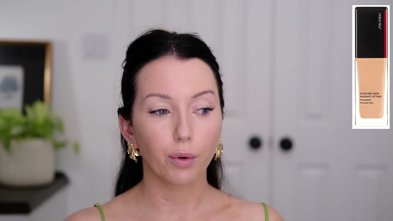 @taylorwynn reviewing Shiseido Synchro Skin Radiant Lifting Foundation at 11:56 in a YouTube Shorts video