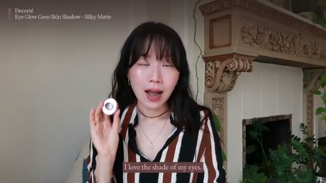 the.minyoung mentioning DECORTÉ Decorte Cream Eyeshadow at 12:42 in their YouTube video