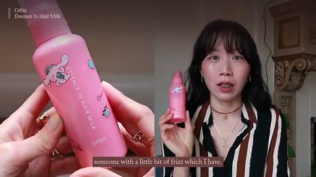 the.minyoung mentioning Orbit Orbit Esphence and Hair Milk at 03:07 in their YouTube video