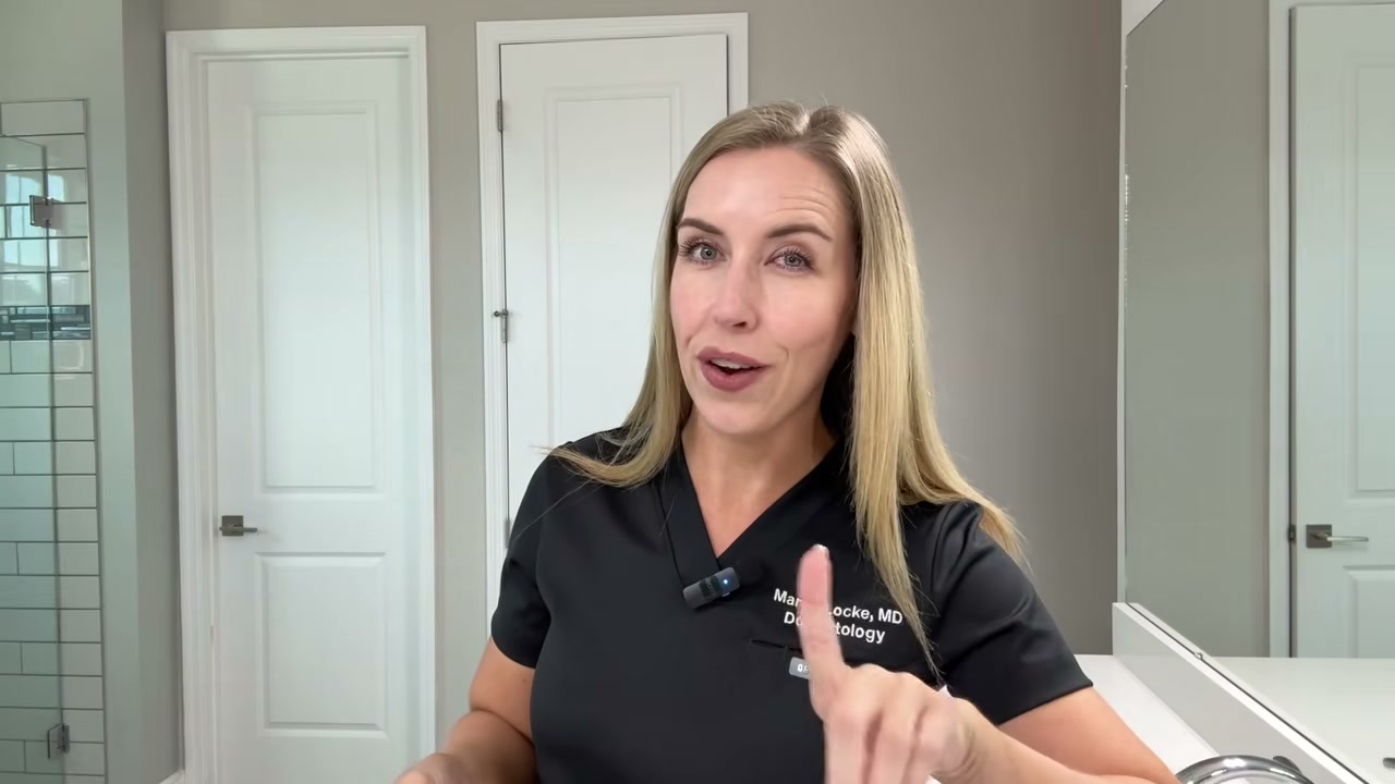 @thebudgetdermatologist reviewing Maelove Refresher AHA Clarifying Cleanser at 11:40 in a YouTube Shorts video