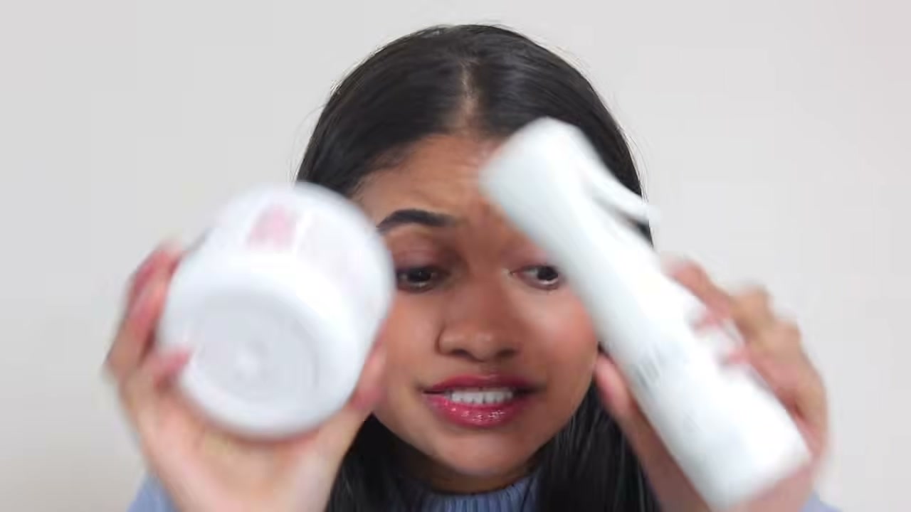 @thecleanbeautycode reviewing Briogeo Don't Despair Repair Hair Mask at 12:30 in a YouTube Shorts video