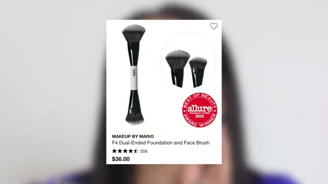 F4 Dual-Ended Foundation and Face Brush