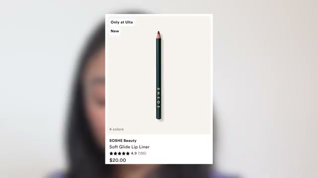 @thecleanbeautycode reviewing SOSHE Beauty Lip Liner at 28:38 in a YouTube Shorts video