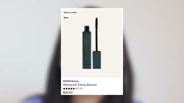 @thecleanbeautycode reviewing SOSHE Beauty Waterproof Tubing Mascara at 25:59 in a YouTube Shorts video