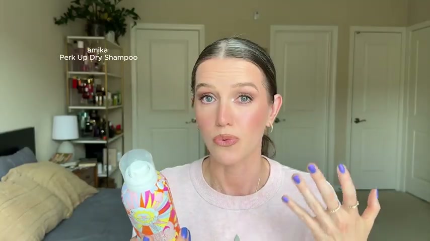 @theelenakoira reviewing amika Perk Up Dry Shampoo at 13:58 in a YouTube Shorts video