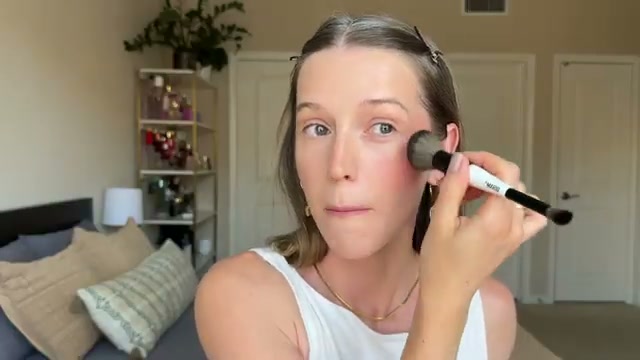 @theelenakoira reviewing Armani Beauty Dolce Blush at 09:13 in a YouTube Shorts video
