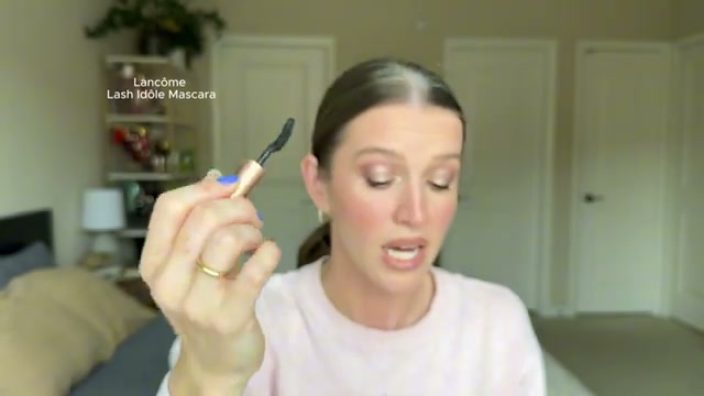 @theelenakoira reviewing Lancôme Lash Idôle Mascara at 14:49 in a YouTube Shorts video