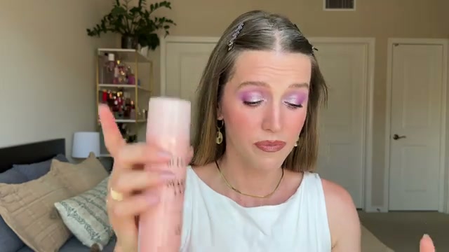 @theelenakoira reviewing Milani Make It Last Microfine Mist at 24:37 in a YouTube Shorts video