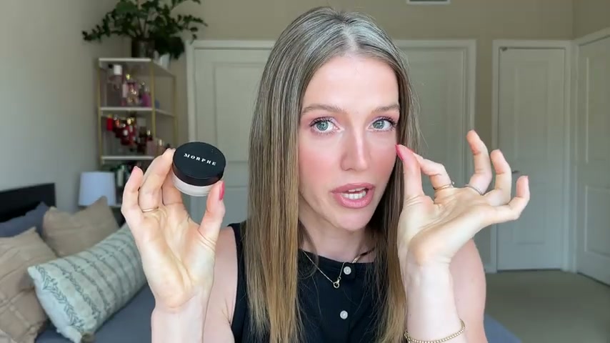 @theelenakoira reviewing Morphe Bake and Set Setting Powder at 25:08 in a YouTube Shorts video