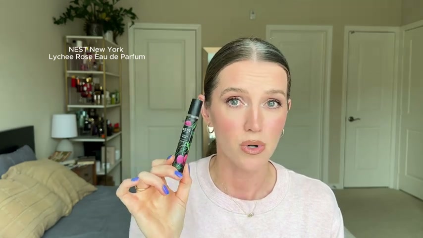 @theelenakoira reviewing NEST New York Lychee Rose at 10:44 in a YouTube Shorts video