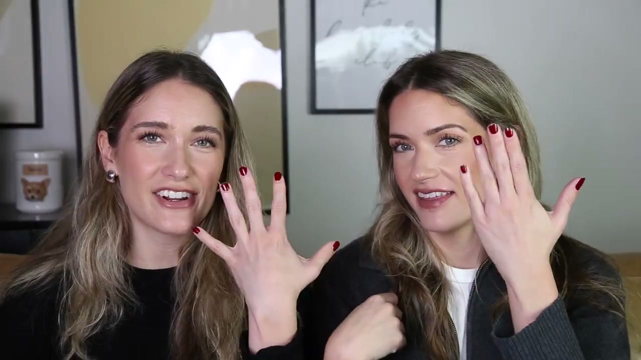 @thegarsowtwins reviewing Dazzle Dry Nail Polish at 23:26 in a YouTube Shorts video
