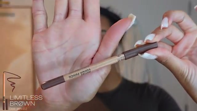 @thekylesisters reviewing MAKE UP FOR EVER Limited Brown Limitless Brown Eye Pencil at 33:32 in a YouTube Shorts video