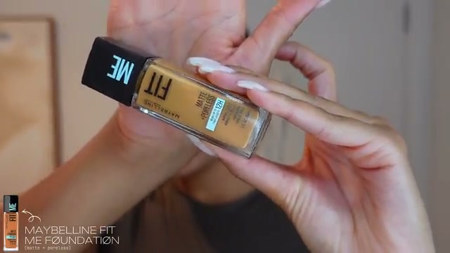 @thekylesisters reviewing Maybelline Fit Me Foundation at 18:58 in a YouTube Shorts video